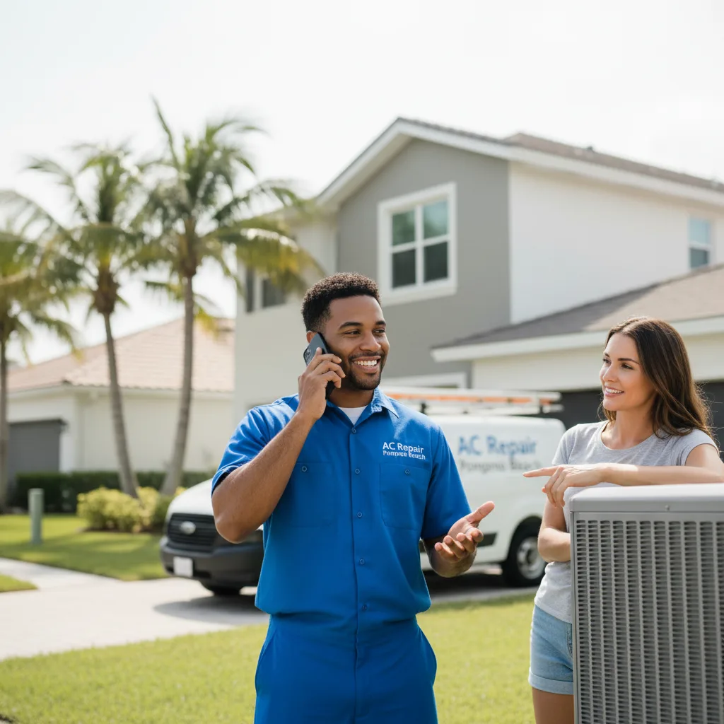 AC Repair Pompano Beach customer support in New Marshfield